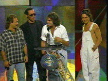 On stage at the MTV Video Music Awards